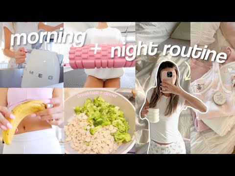 morning + night routine🌙 unwinding, self care, GRWM + more