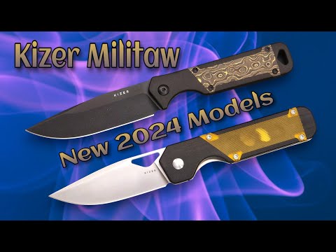 Kizer New Militaw Models for the Holidays: Fixed and Many Folders!