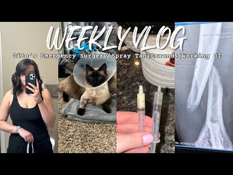 VLOG:Tito’s Emergency Surgery, Professional Spray Tan, Working OT, & Errands | “Vlogmas” Fail Week 1