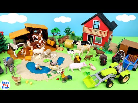 Build a Farm Set with Playmobil Farm Toys for Animal Figurines