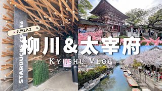 🇯🇵柳川.太宰府一日遊🌸｜柳川遊船｜太宰府天滿宮⛩️｜交通景點攻略｜福岡賞櫻景點｜福岡自由行攻略