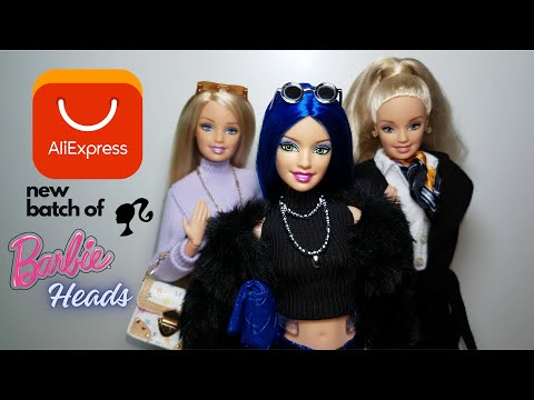 New Barbie Heads from Aliexpress - review, rebody and of course restyle for the new mtm girls!