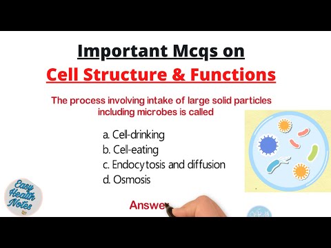 CELL STRUCTURE AND FUNCTIONS ।। Important MCQs with answers ।। NEET Exam