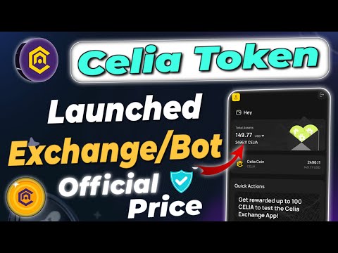 Celia Token Launch Exchange  | Celia Token Price | Celia token withdrawal #celiaexchange