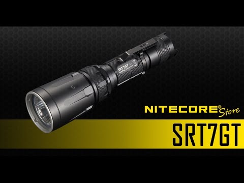 (Discontinued) NITECORE SRT7GT 1000 Lumen Red/Green/Blue/UV Smart Ring Selector Tactical Flashlight