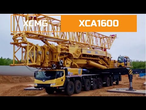 XCA1600 - nine-axle 1600 ton China all-terrain crane by XCMG