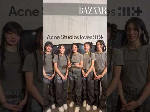 K-POPアイドルのILLITとAcne Studios の一夜限りのコラボイベントが開催💞代表曲「Magnetic」と「My World」のパフォーマンスを披露し、渋谷の夜を盛り上げた✨