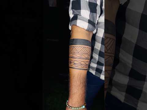 Forearm Band Tattoo FIRST TIME EXPERIENCE #shorts #bandtattoo #forearmtattoo #tattooartist