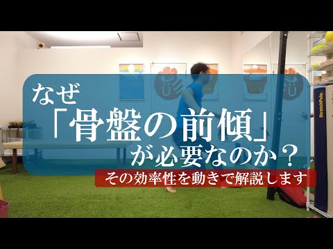 【トピックストーク】なぜ「骨盤の前傾」が必要なのか？　その効率性を動きで解説します