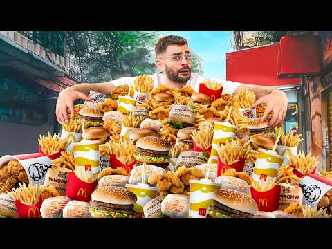 How 10 Dollars of Fast Food Looks in the Cheapest Country in the World!