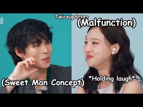 twice nayeon malfunction after hearing this to Lee Chan-hyuk *she’s trying not to laugh*