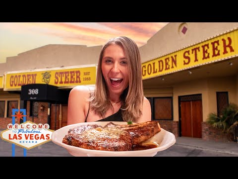 Trying Elvis & Sinatra’s Favorite Steakhouse in Las Vegas | Golden Steer