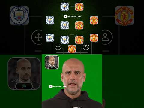 ❤️🩵☠️Mixed Squad || Manchester United Vs Manchester city || #efootball2025 #efootball