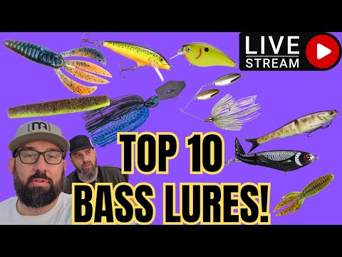 (LIVE) Top 10 BEST Bass Lures EVER!