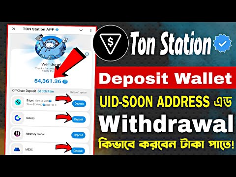 Ton Station Deposit Wallet Connect | Ton Station Withdrawal | Ton Station New update