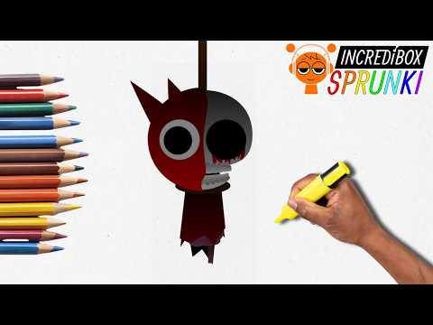 How to Draw Sprunki RADDY Horror - INCREDIBOX Sprunki | Step-by-Step