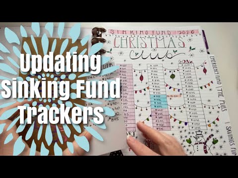 Updating SINKING FUND TRACKERS | Sinking Funds Progress and Goals | BUDGET WITH ME