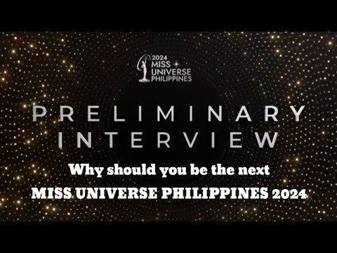 Miss Universe Philippines 2024 | Why Should you be the next Miss Universe Philippines?