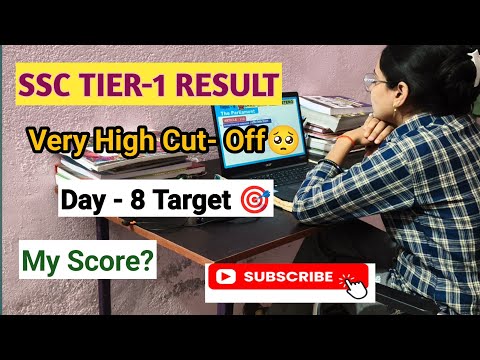 SSC Tier-1 result🥺 Very High Cut Off 😔 Restarting Journey 📚#motivation #vlog #result #rrb#youtube