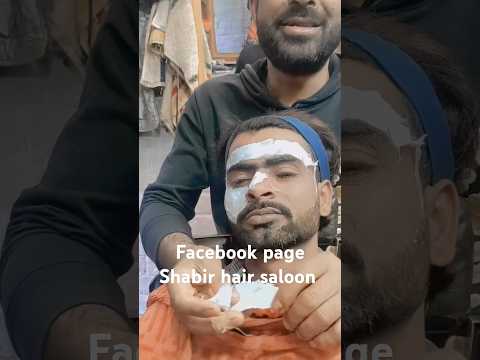 #kashmir hair salon wax face #video viral new haircut shabir #bhai#love #hairstyle