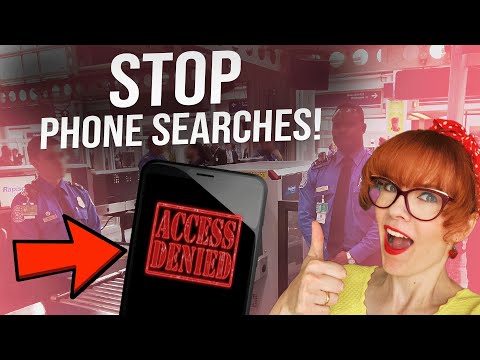 How to Stop Phone Searches When Traveling