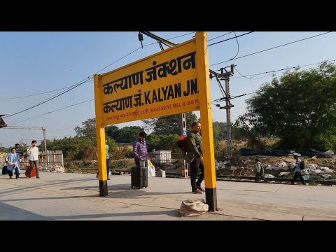 Kalyan Junction railway station Mumbai, Indian Railways Video in 4k ultra HD