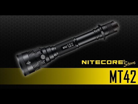 (Discontinued) NITECORE MT42 1800 Lumen Long Throw Hunting Search Flashlight