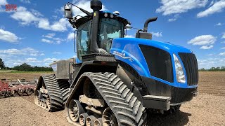 NEW HOLLAND T9.615 SmartTrax Tractor Field Cultivating