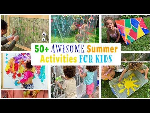 Summer activity decorations ideas for kids l Preschool summer activities for kids