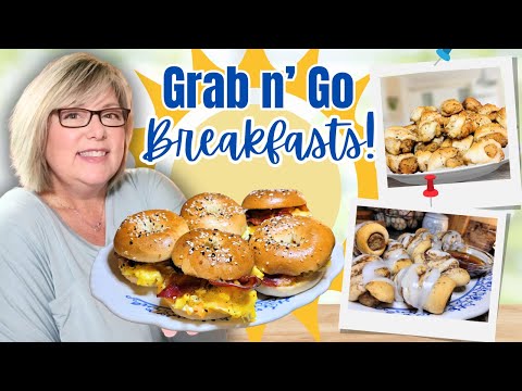 6 GRAB N’ GO Breakfast Meal Prep Ideas | Quick & Easy Handheld Breakfasts for Busy Mornings