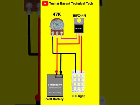 IRFZ44N IC 5 Volt DC Speed Controller Connection DIY Project #shorts