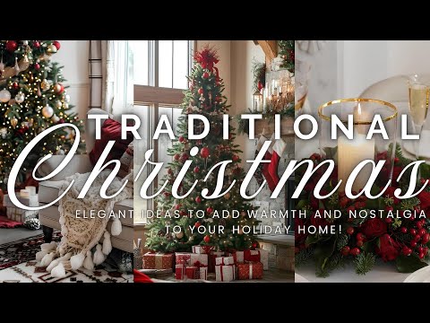 Traditional Christmas Decor: Elegant Ideas to Add Warmth and Nostalgia to Your Holiday Home! 🎄🧣