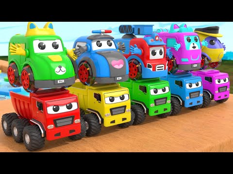 Toy Cars & Truck - Fun of Cars with Soccer balls- Baby Nursery Rhymes & Kids Songs