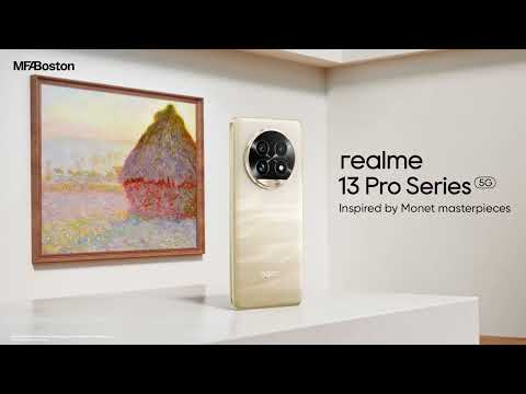 realme 13 Pro+ 5G | Monet Gold Inspired By Claude Monet's Artwork