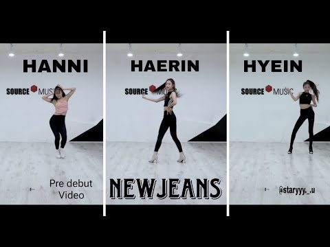 NJeans Predebut dance practice on heels🖤 #newjeans #hanni #haerin #minji #danielle #hyein #뉴진스 #대한민국