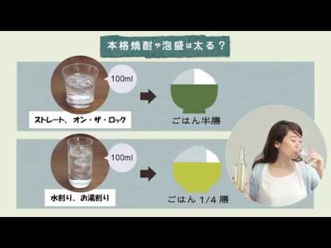 講座4　本格焼酎・泡盛の商品知識　Q8.本格焼酎や泡盛は太る？