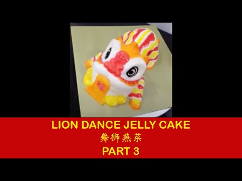 How to color lion dance Jelly Part 3 燕菜舞狮上色的 Part 3