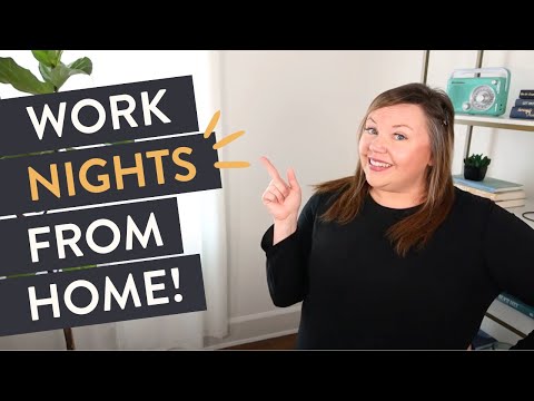 20 Work From Home Jobs to Do At Night