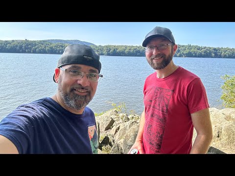 He said he was wearing his Dad socks. Norrie Point full white trail hike