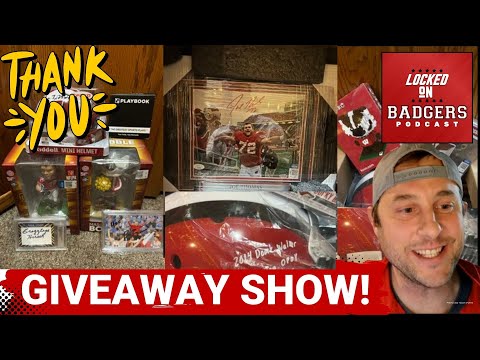 Locked On Badgers Annual THANK YOU GIVEAWAY SHOW! Join and win free Badgers SWAG!