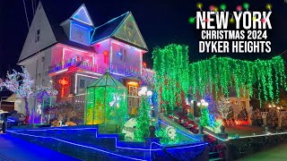 Dyker Heights Christmas Lights 2024 in Brooklyn New York City ✨ NYC Christmas 2024 ✨