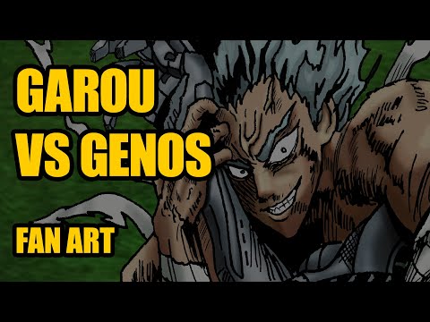 Fan art - Garou VS Genos