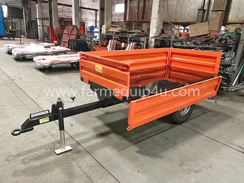 Agriculture Machinery Farm Transport use Flat Trailer; Non-Tipping Farm Trailer 1.0T,1.5T,2T,3T,4T