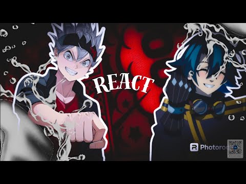 ❦ | Black Clover React - Wistoria wand and Seord | Will As Asta Brother | Gacha | Part 1