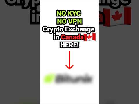 BEST NO KYC Crypto Exchange in Canada 🇨🇦