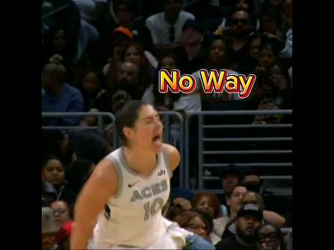 😤 #KelseyPlum Gets T'D UP! #lasvegasaces #wnba #lvaces #short #shorts #viral #fyp #ytshorts