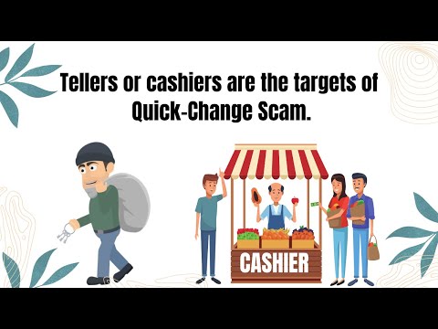 Tellers or cashiers are the targets of  Quick-Change Scam.  💵💰💸    #shorts  #scam alert #cashier