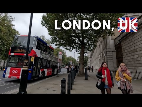 London in Autumn 🚶 Walking Tour 🎧 Big Ben, Oxford Circus, Regent Street & Southbank