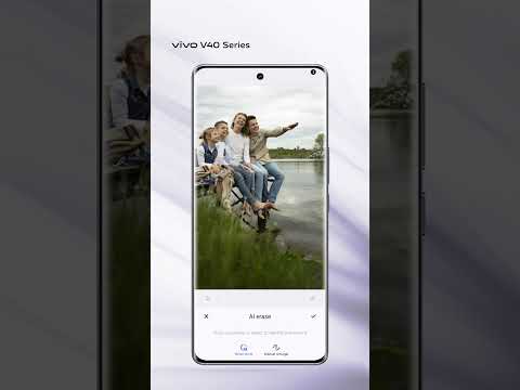 Enhance your moments and your portraits, with the vivo V40's AI Eraser!