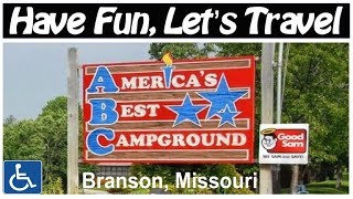 America's Best Campground RV Park Drive Thru & Review Branson Missouri